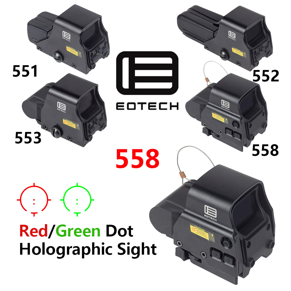 Outdoor Hunting Range - Mira Holográfica Eotech 551 552 553