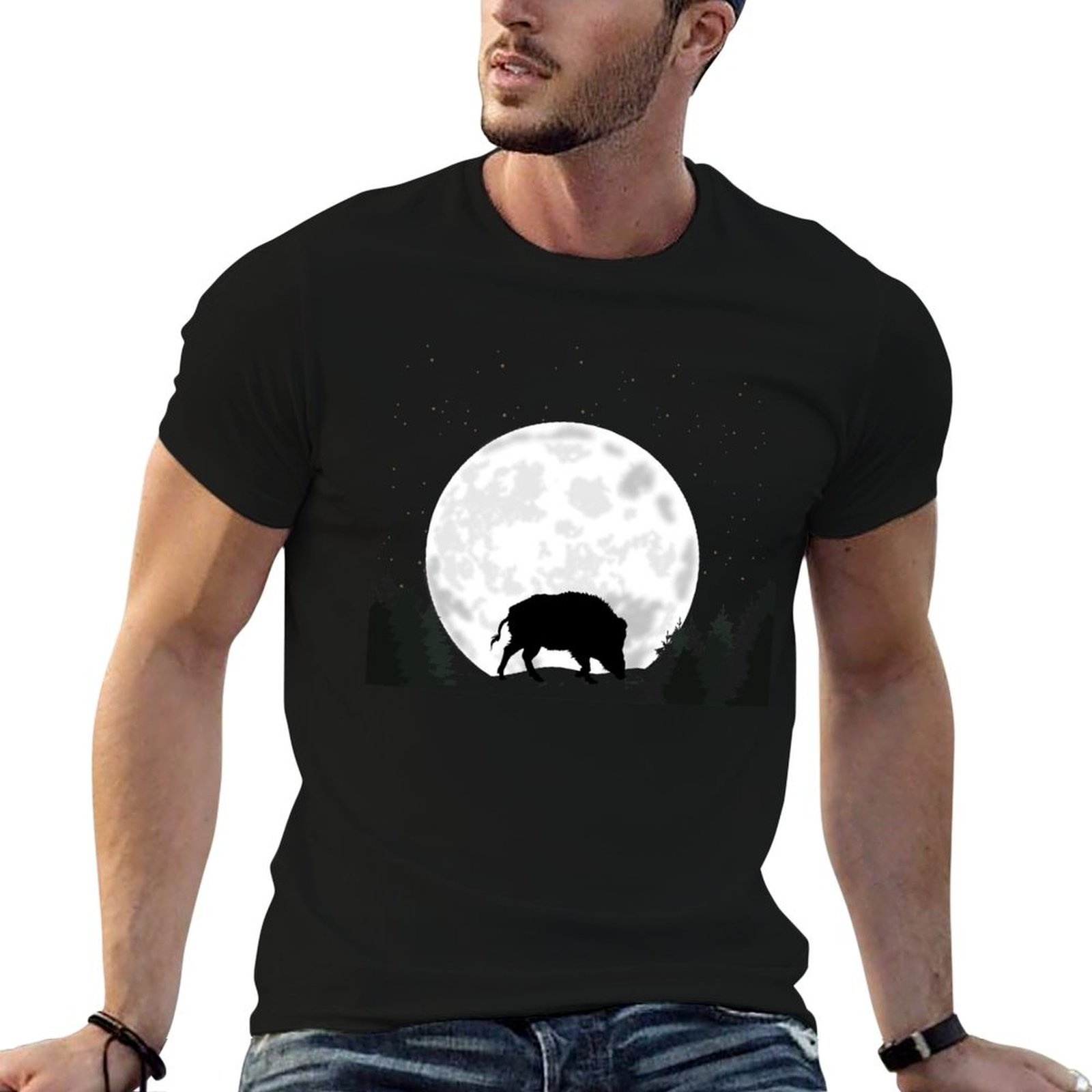 Wildman Hunting & Outdoor Nelspruit - Camiseta Esportiva Masculina com Estampa de