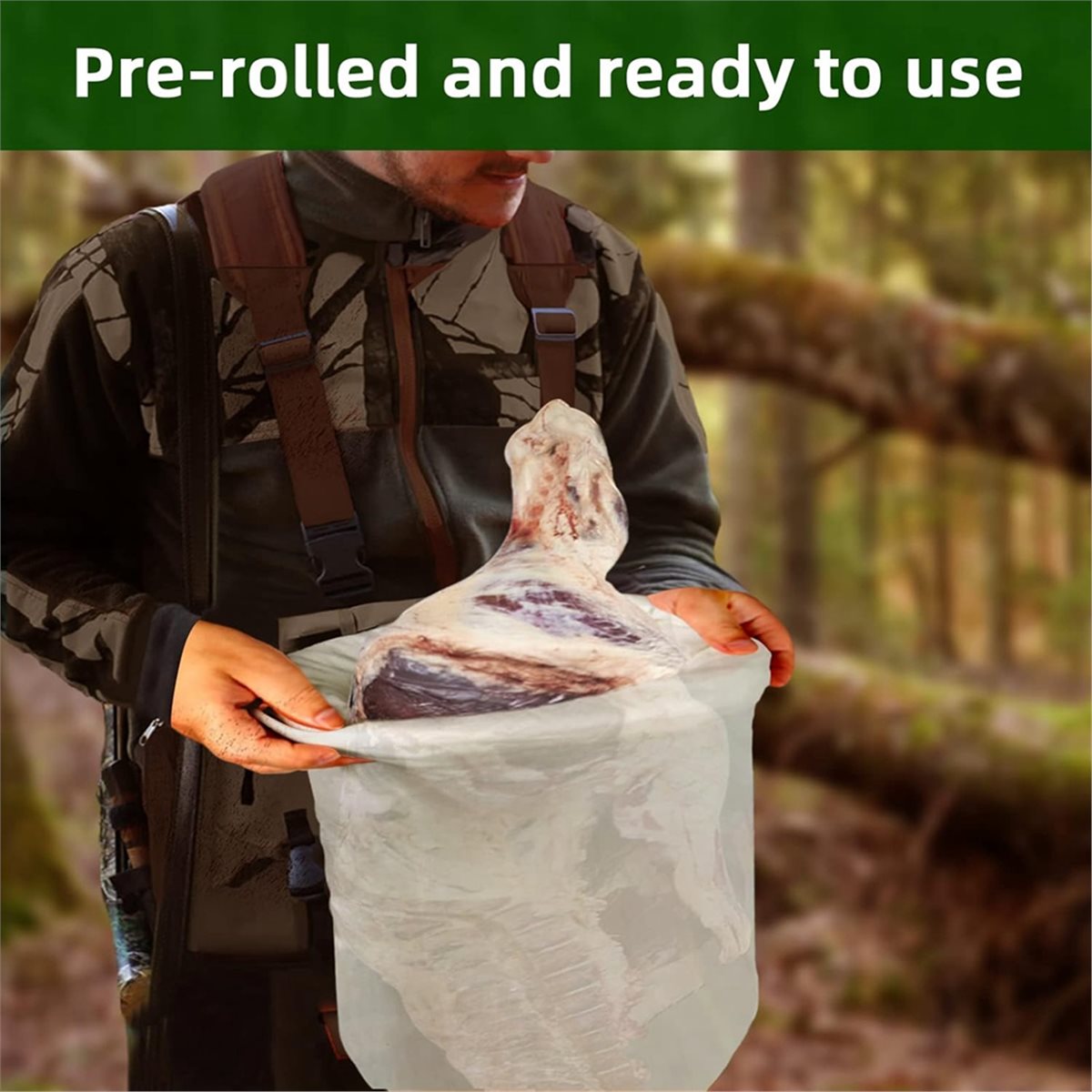 Game Bag Meat Hunting - Sacos de Caça AB09, Pacote com
