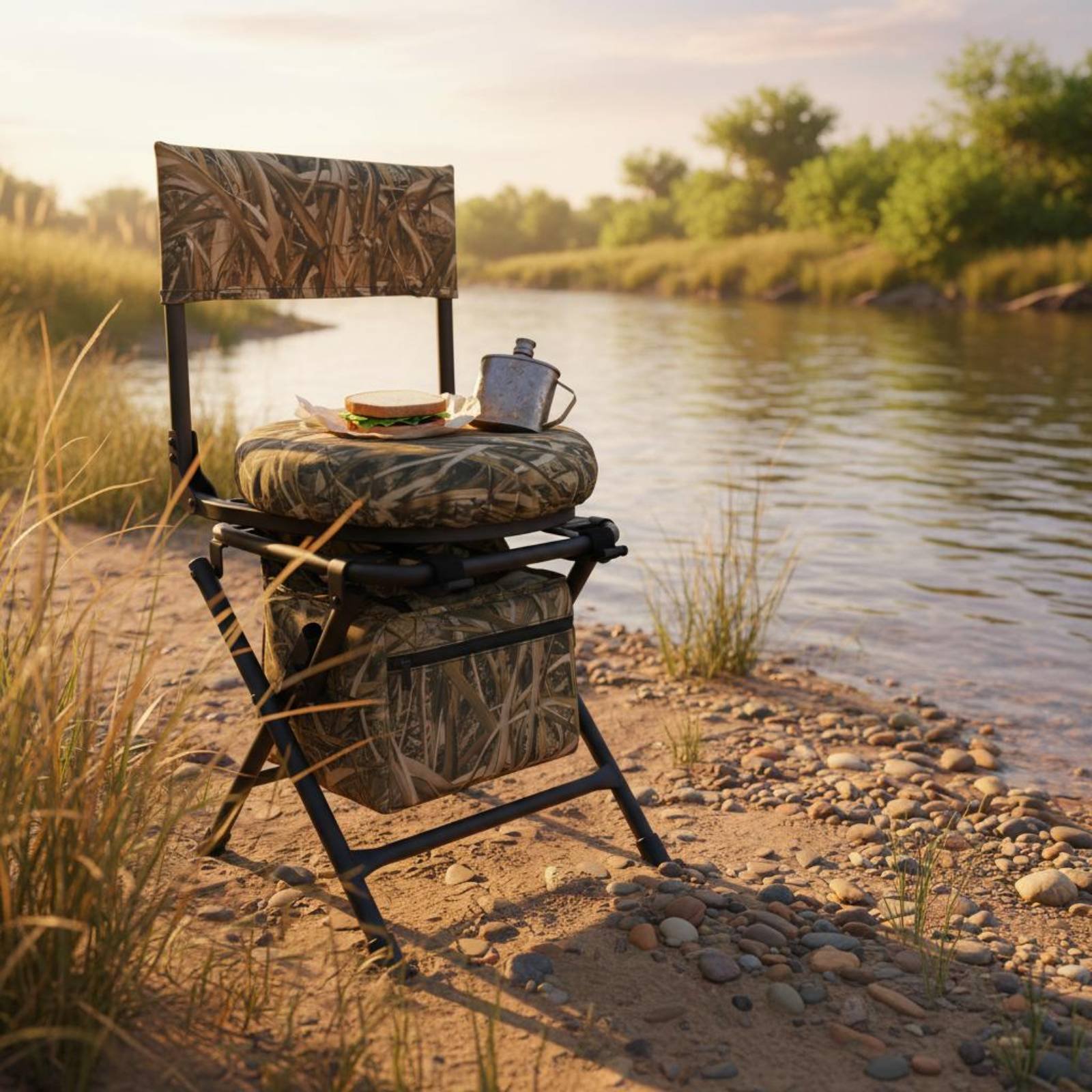 Hunting And Fishing Outdoor Chairs - Cadeira de Pesca Dobrável, Banquinho de