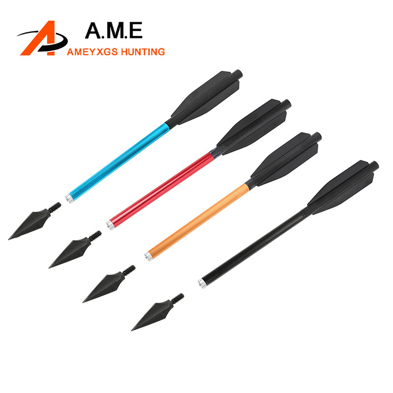 Crossbow Bolt Broadhead - 6/12 pçs de alumínio seta besta