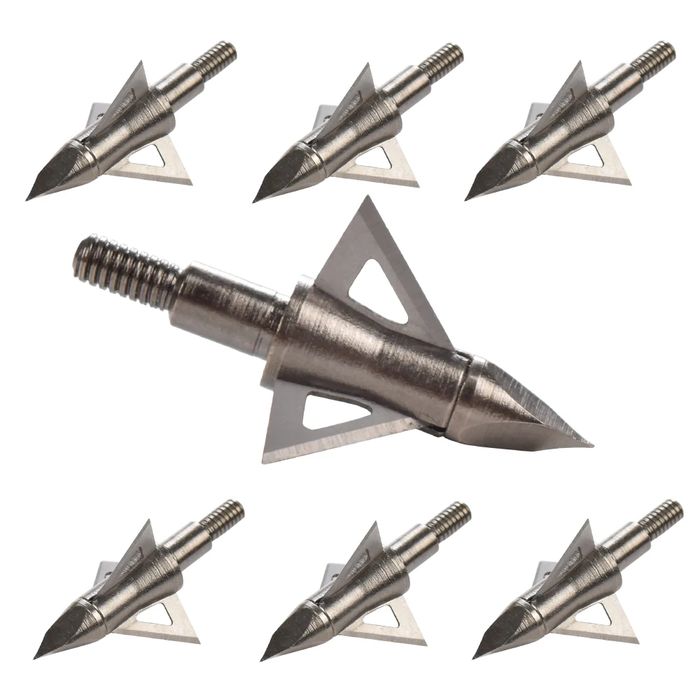 Crossbow Bolt Broadhead - 12X Pontas de Caça Broadhead para