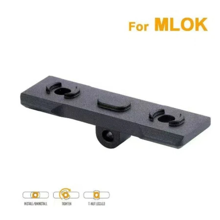 Bipod Rifle Mount - Ao ar livre tático mlok keymod