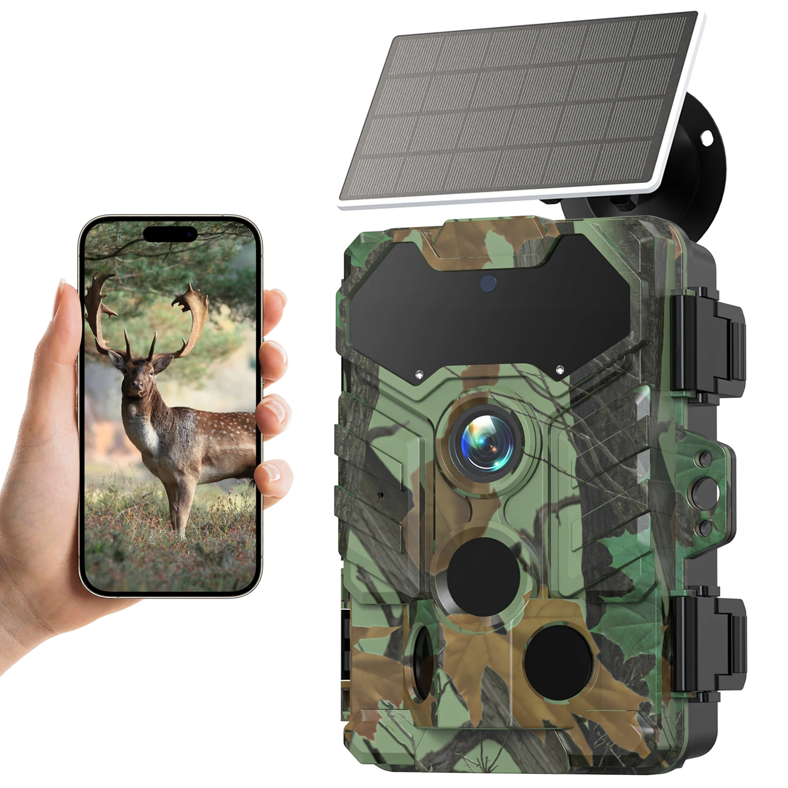 Outdoor Hunting Camera Wifi - Câmera solar ao ar livre sem
