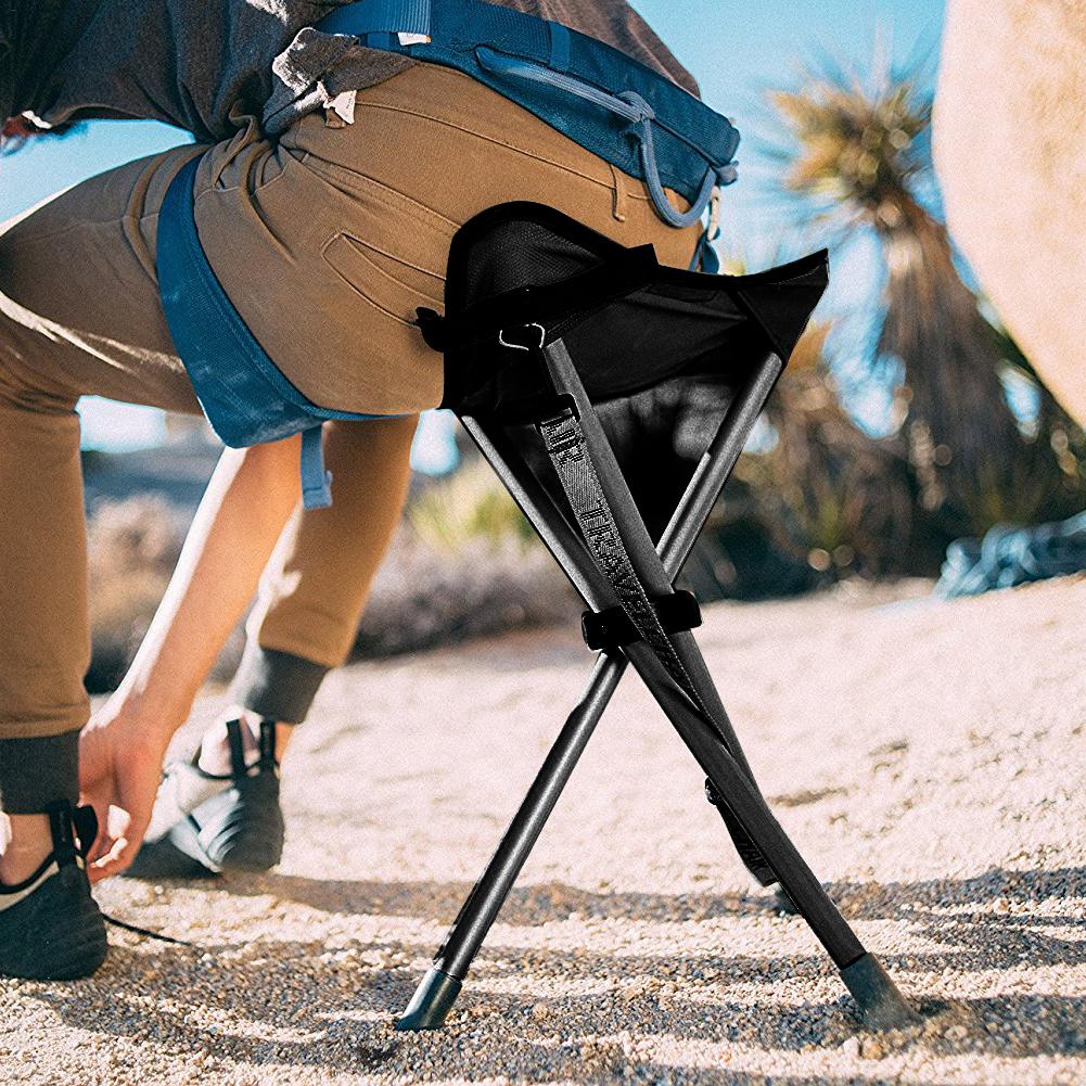 Hunting And Fishing Outdoor Chairs - Tripé portátil Stool Folding Chair com