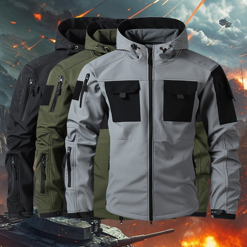 Safari Outdoor Hunting Jackets - Jaquetas softshell táticas masculinas, à prova