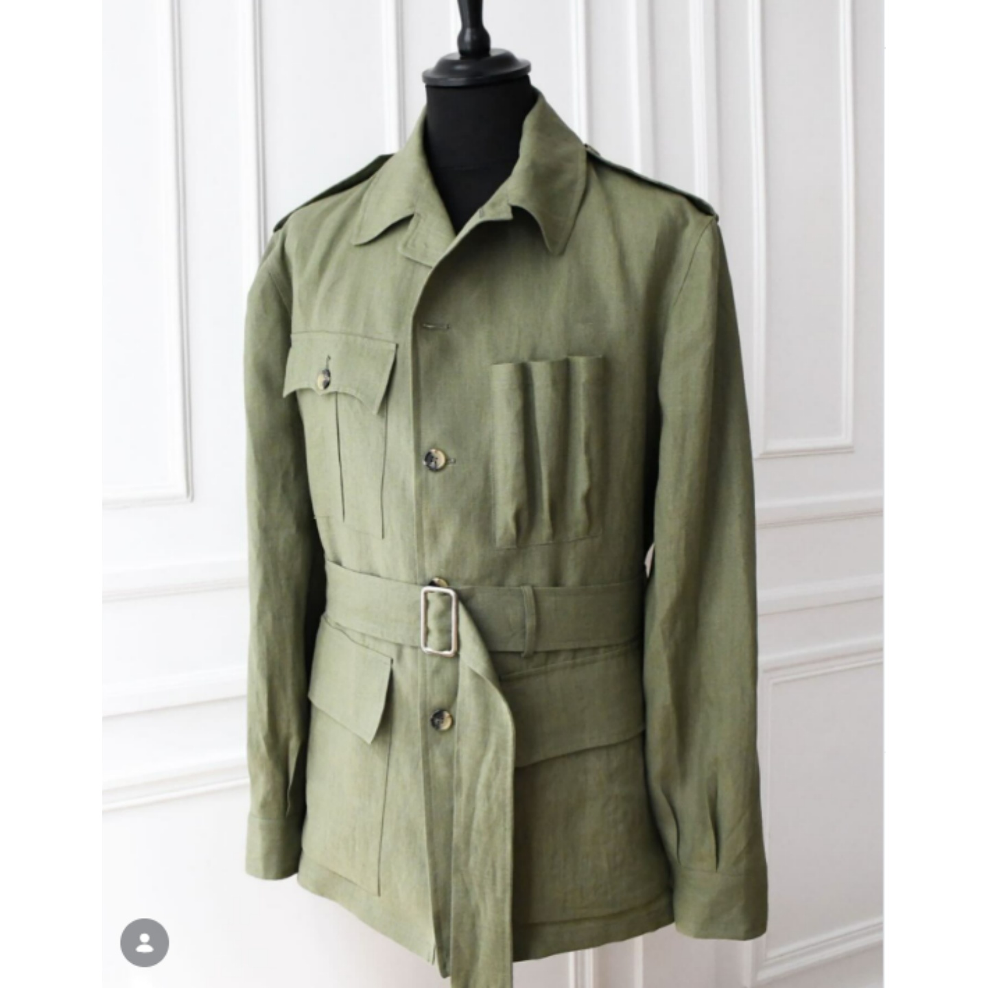 Safari Outdoor Hunting Jackets - Jaqueta Safari Masculina de Linho Vintage