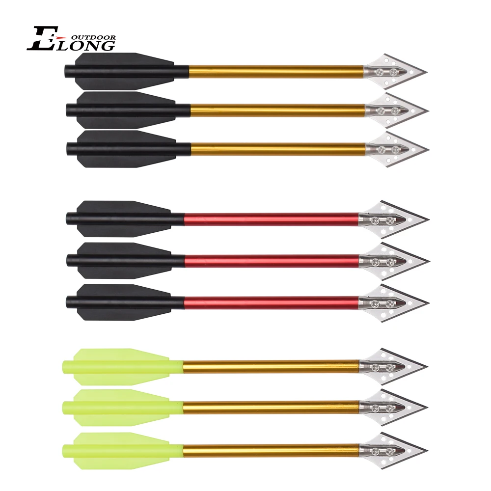 Crossbow Bolt Broadhead - 3 pçs parafusos de besta de