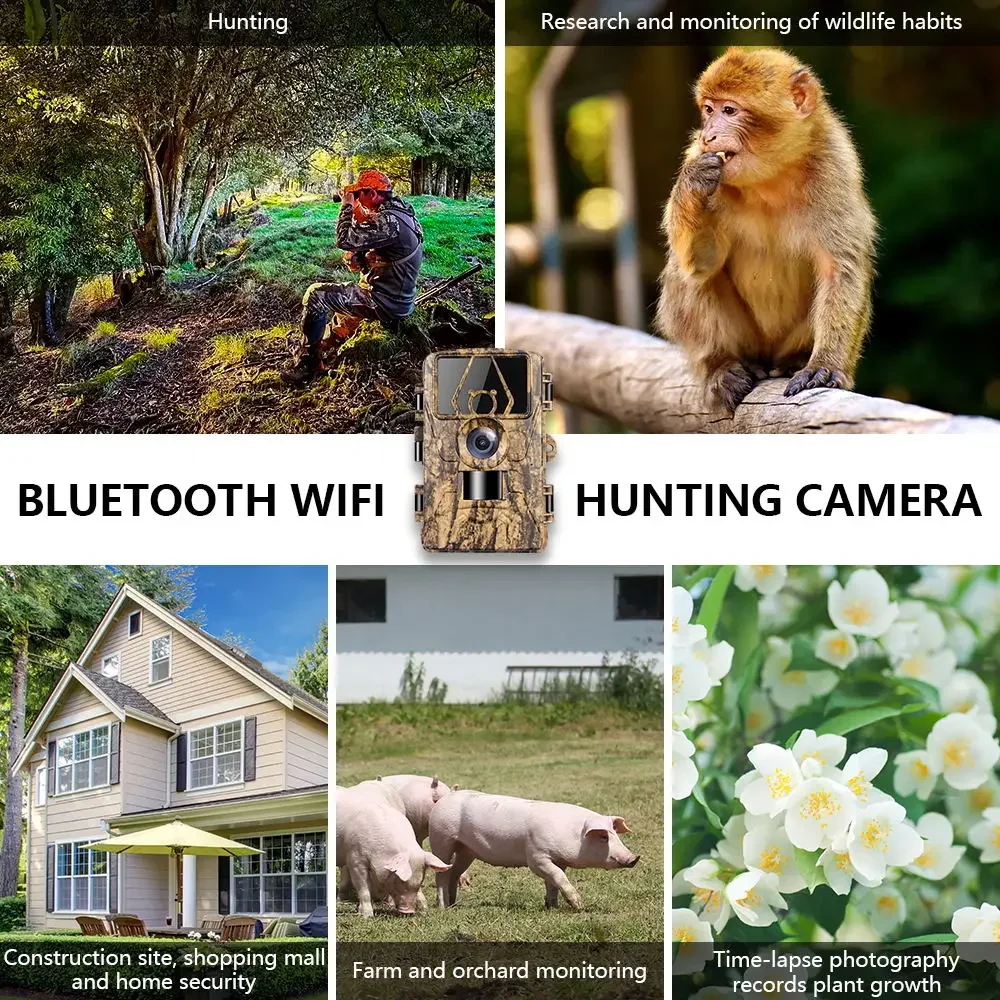 Câmera de Trilha 8K WiFi PR801 - Outdoor Hunting Camera Wifi avaliação e preço