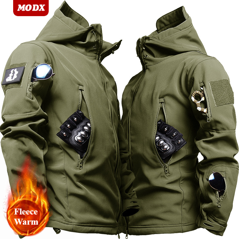 Jaqueta de casca macia de pele - Safari Outdoor Hunting Jackets avaliação e preço
