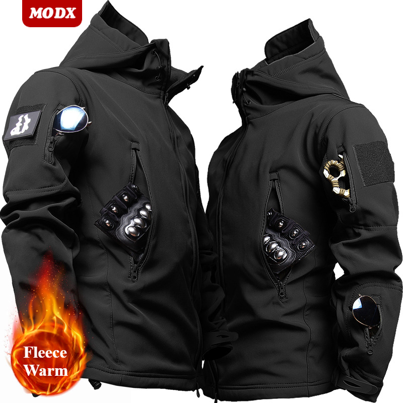 Jaqueta de casca macia de pele - Safari Outdoor Hunting Jackets avaliação e preço