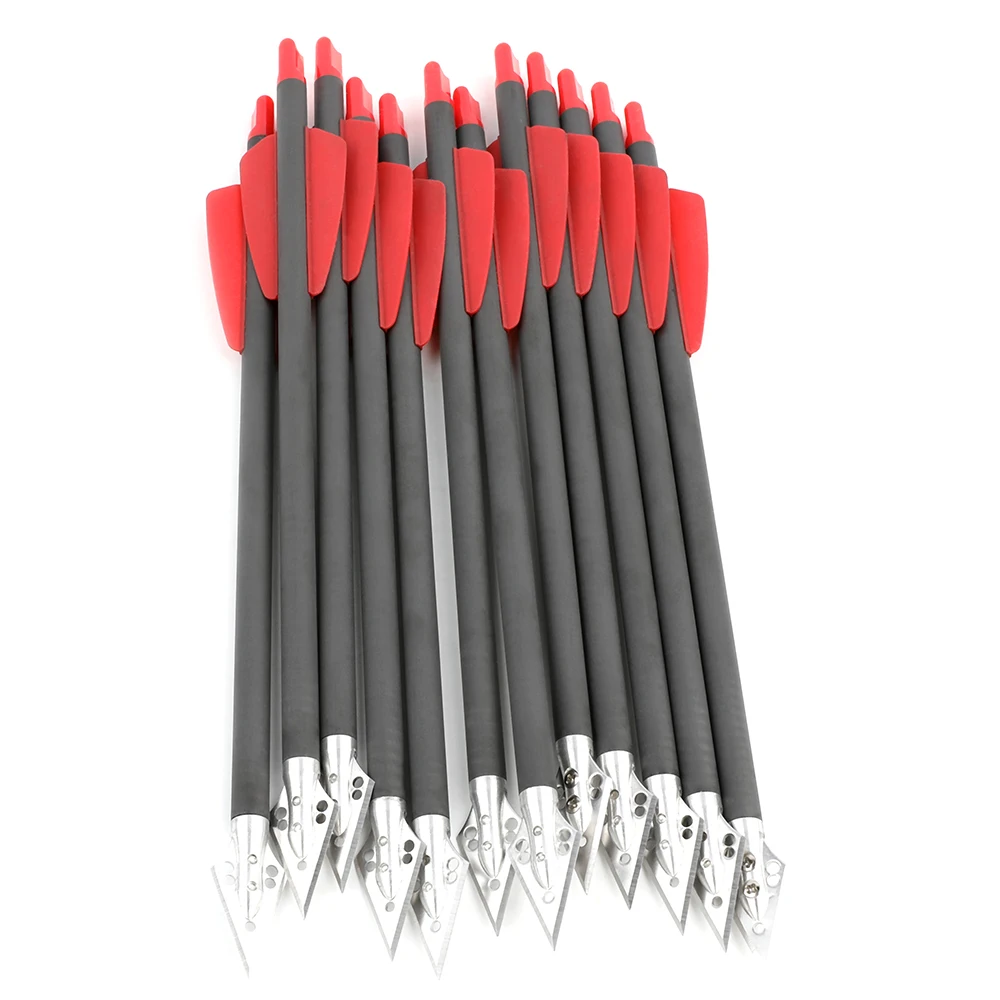 6/12 pçs parafusos de besta de - Crossbow Bolt Broadhead avaliação e preço