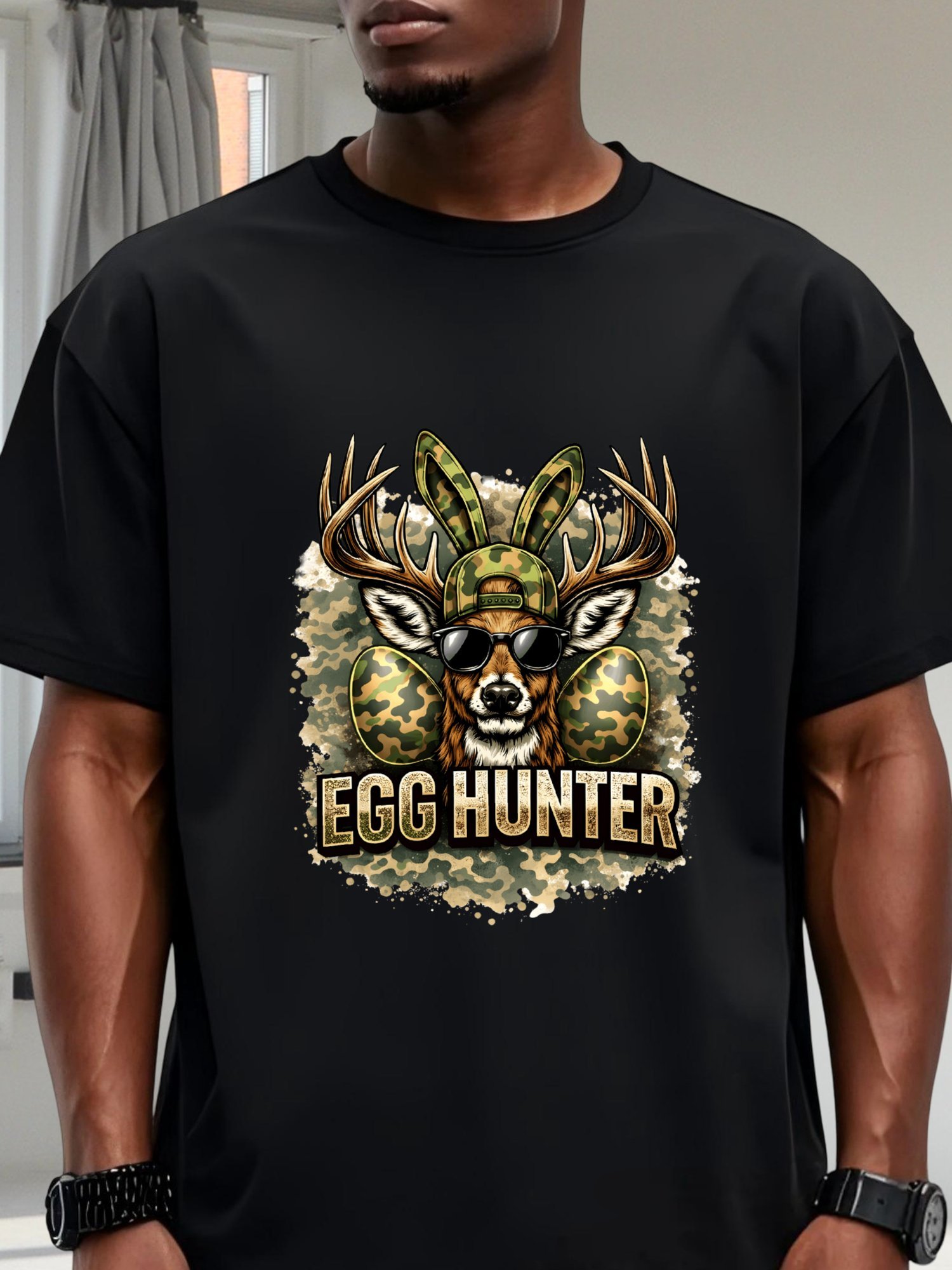 Camiseta Preta Camuflada para  - Wildman Hunting & Outdoor Nelspruit avaliação e preço