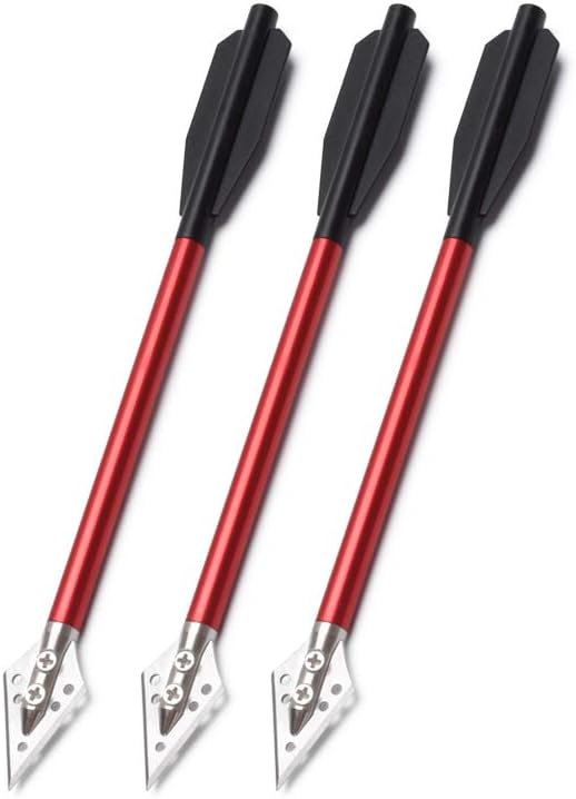 Parafusos de besta de alumínio - Crossbow Bolt Broadhead avaliação e preço