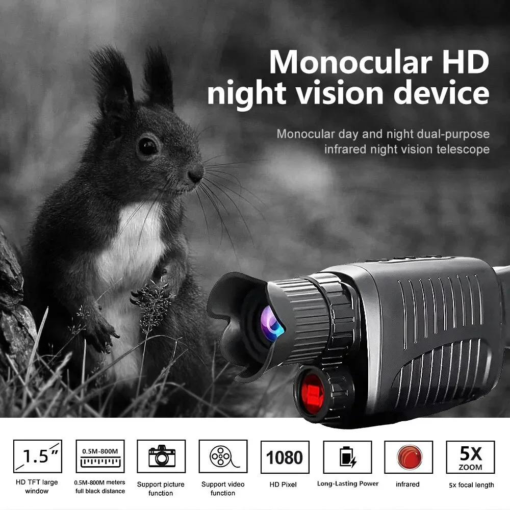 Visão noturna monocular HD 108 - Outdoor Hunting Range avaliação e preço