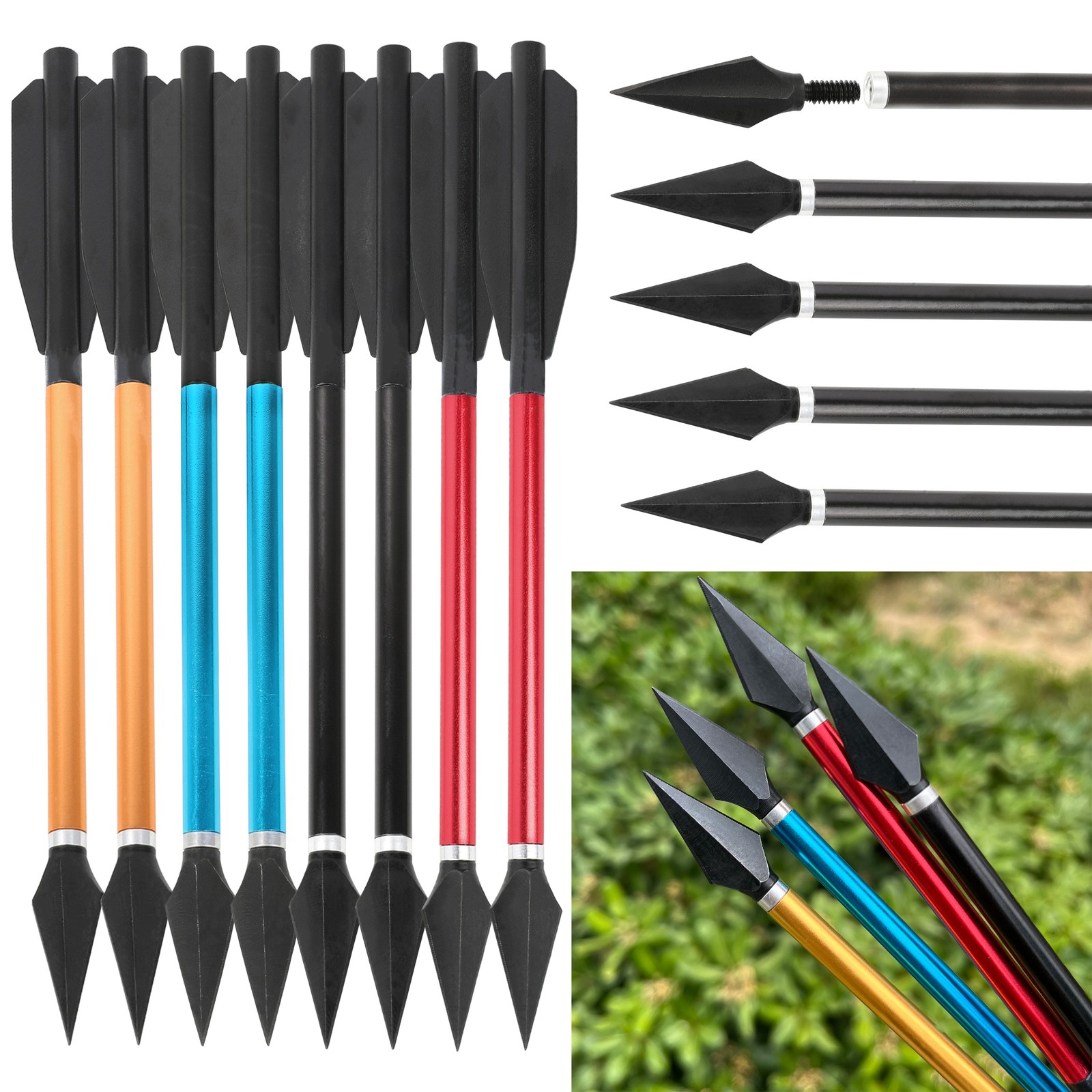 Parafusos de tiro com arco e f - Crossbow Bolt Broadhead avaliação e preço