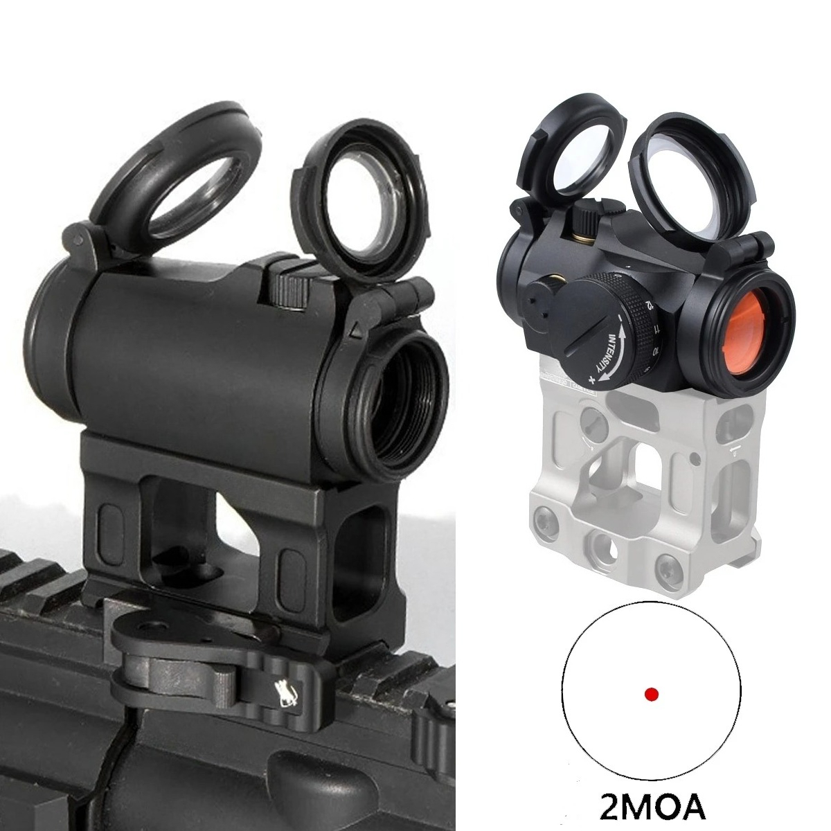 Mira Tática T01/02 2MOA Red Do - Outdoor Hunting Range avaliação e preço