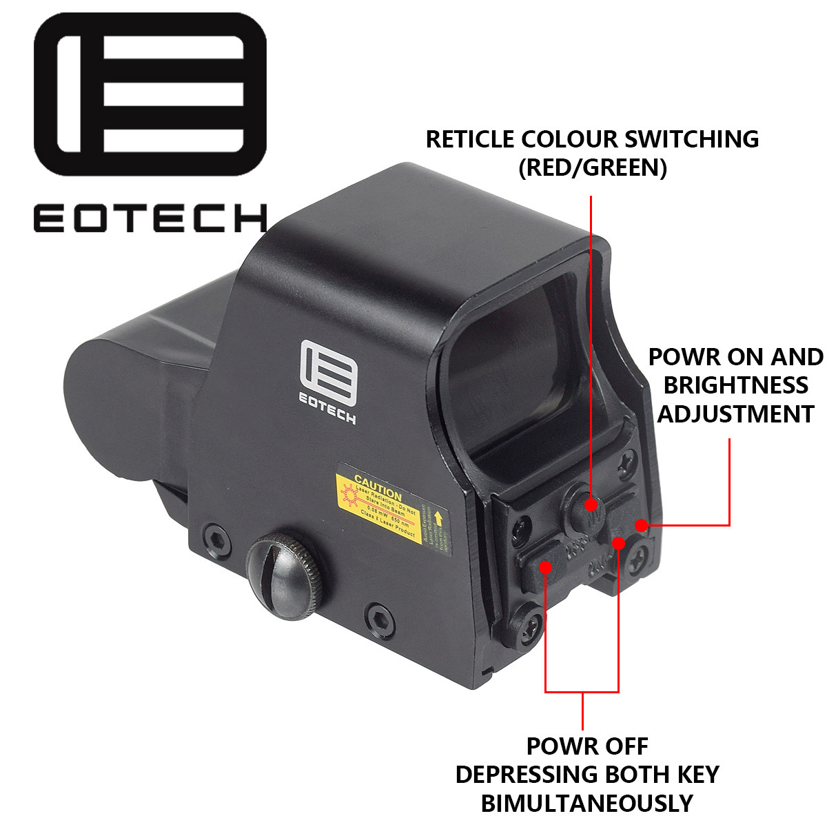 Mira Holográfica Eotech 551 55 - Outdoor Hunting Range avaliação e preço