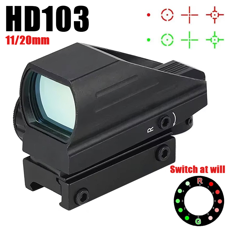 Tático hd103 vermelho verde po - Outdoor Hunting Range avaliação e preço