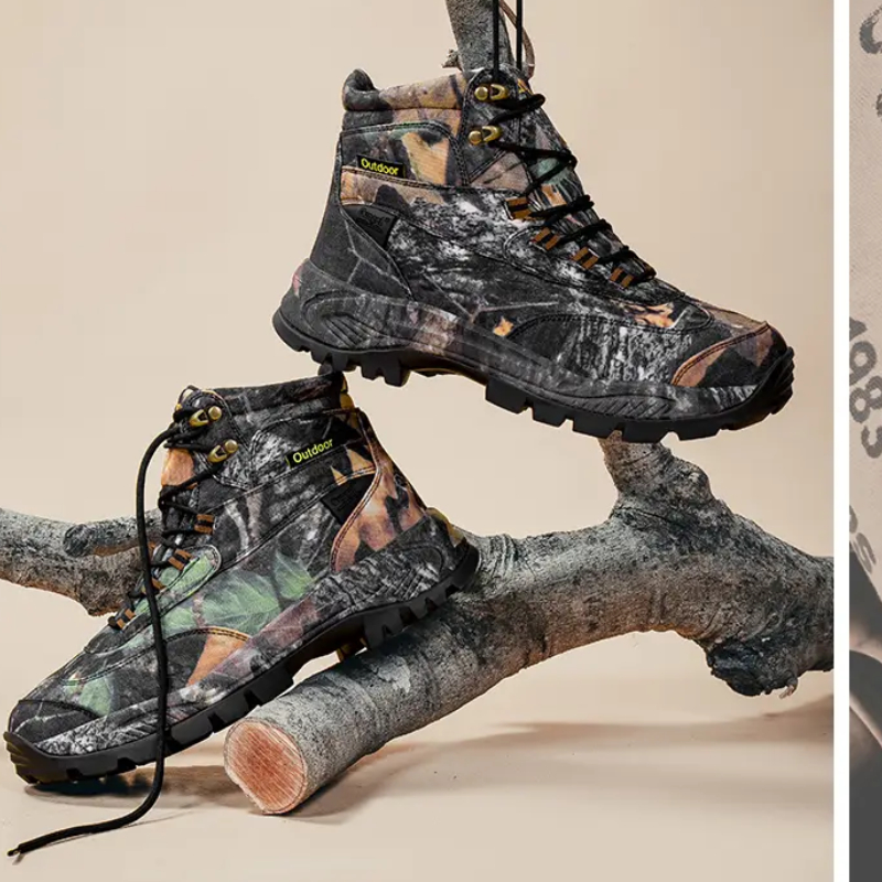 Botas de caça camufladas de ca - Hunting Outdoor Wear avaliação e preço