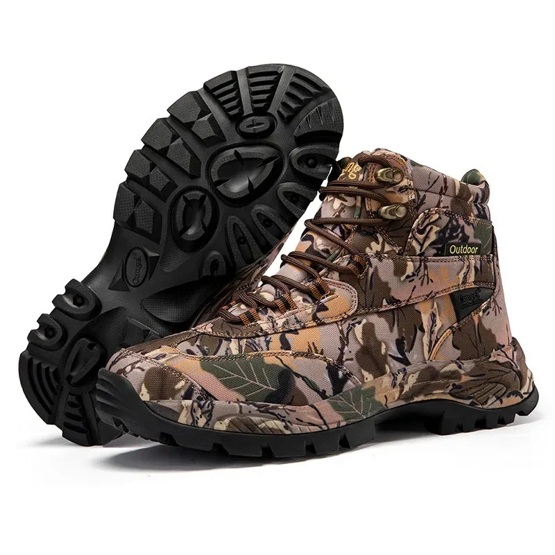Botas de caça camufladas de ca - Hunting Outdoor Wear avaliação e preço