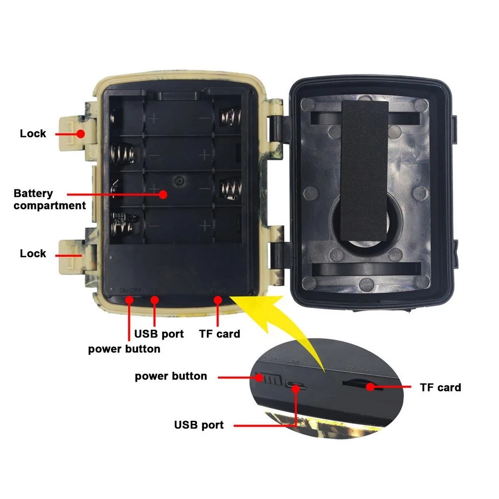 Mini câmera de trilha para caç - Trail Camera Infrared avaliação e preço