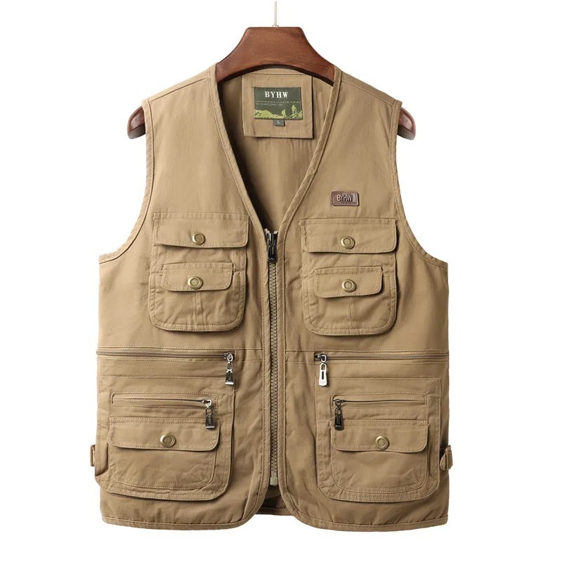 Colete Masculino com Múltiplos - Safari Outdoor Hunting Jackets avaliação e preço