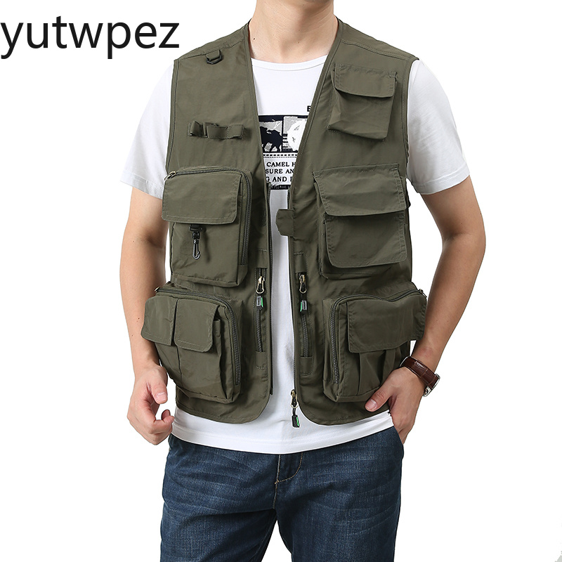 Colete Masculino Bordado Acolc - Safari Outdoor Hunting Jackets avaliação e preço