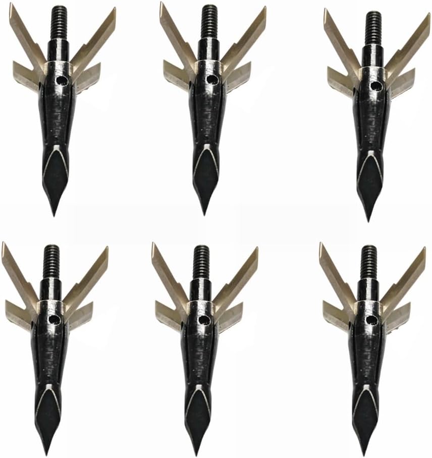 6PK Ponta de Caça Híbrida 125  - Crossbow Bolt Broadhead avaliação e preço