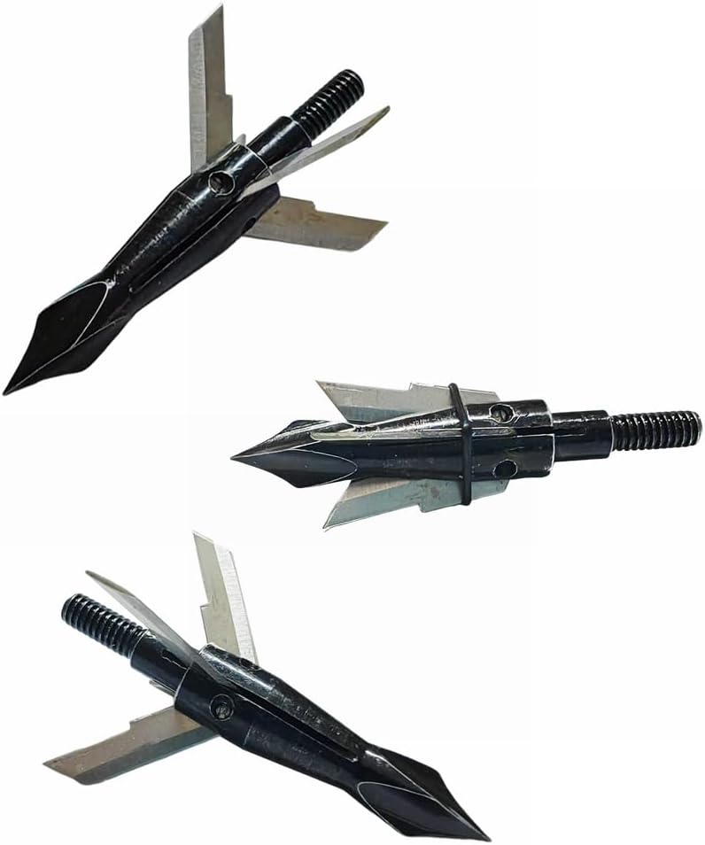 6PK Ponta de Caça Híbrida 125  - Crossbow Bolt Broadhead avaliação e preço