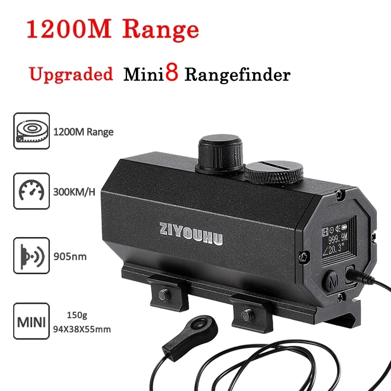 ZIYOUHU-MINI8 caza sniper lase - Rangefinder Laser Hunting avaliação e preço
