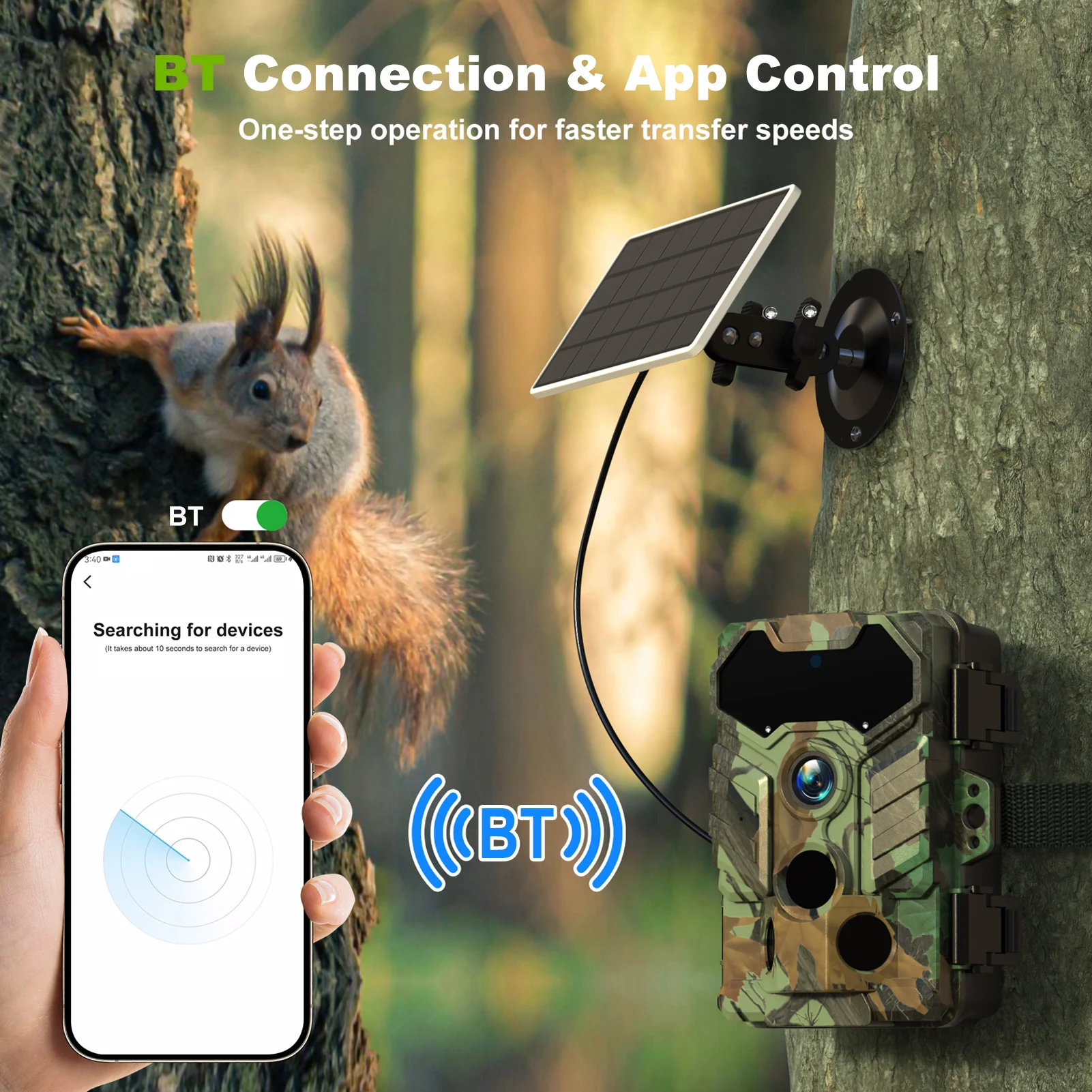 Câmera solar ao ar livre sem f - Outdoor Hunting Camera Wifi avaliação e preço
