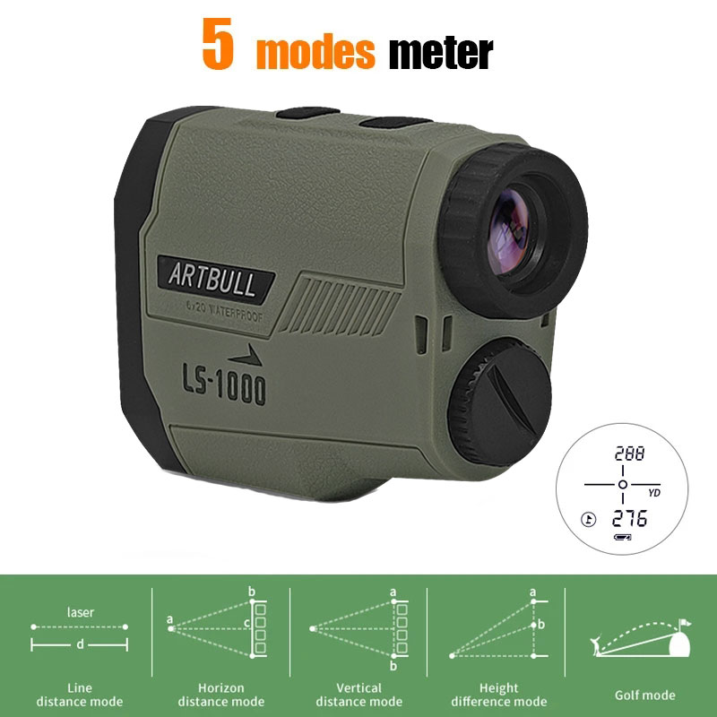Telêmetro laser artbull para c - Rangefinder Laser Hunting avaliação e preço