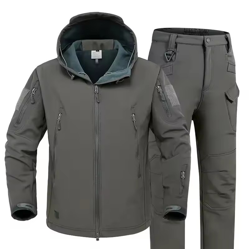 Inverno engrossar terno camufl - Safari Outdoor Hunting Jackets avaliação e preço