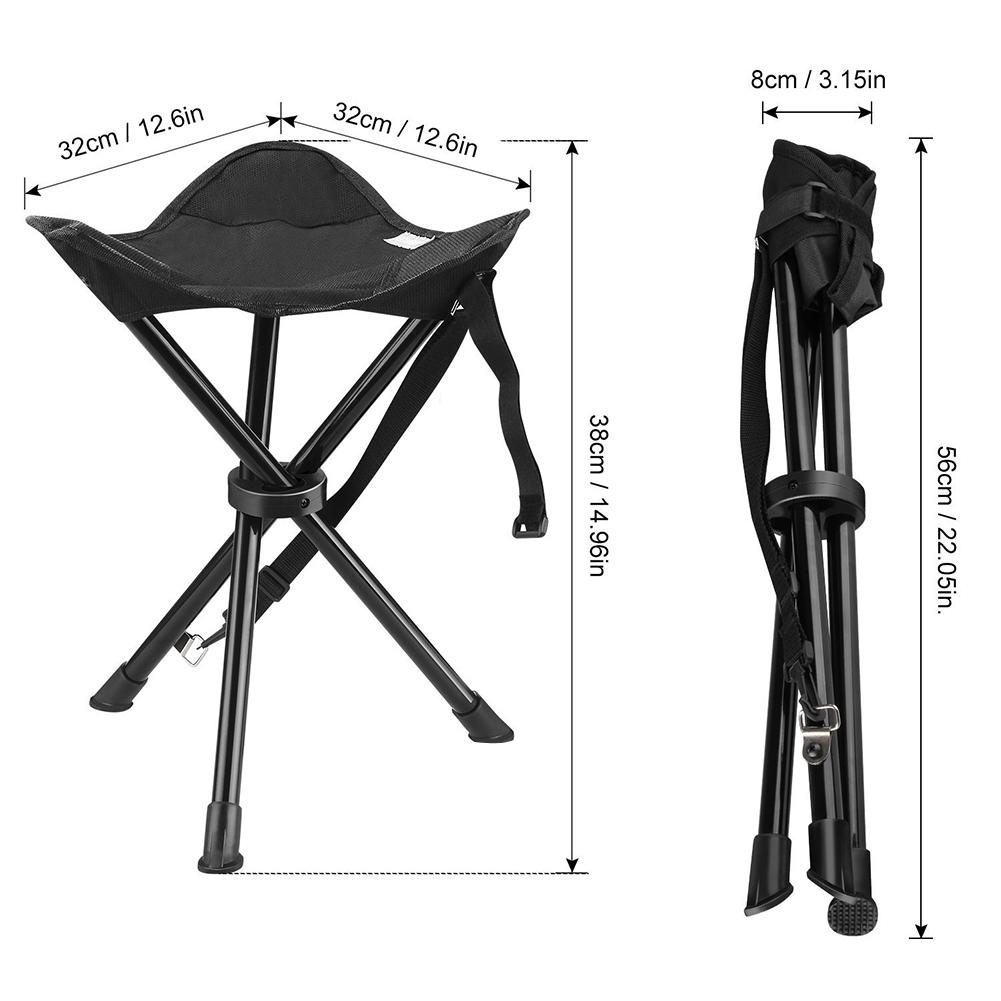 Tripé portátil Stool Folding C - Hunting And Fishing Outdoor Chairs avaliação e preço