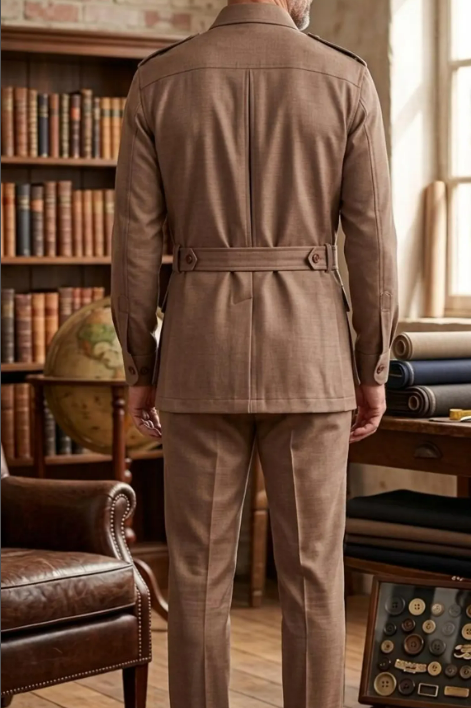 Conjunto de Safari Masculino e - Safari Outdoor Hunting Jackets avaliação e preço