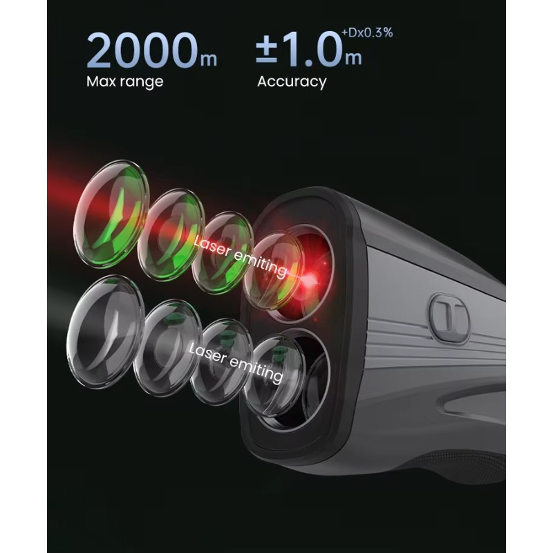 Rangefinder para Golfe e Caça  - Rangefinder Laser Hunting avaliação e preço