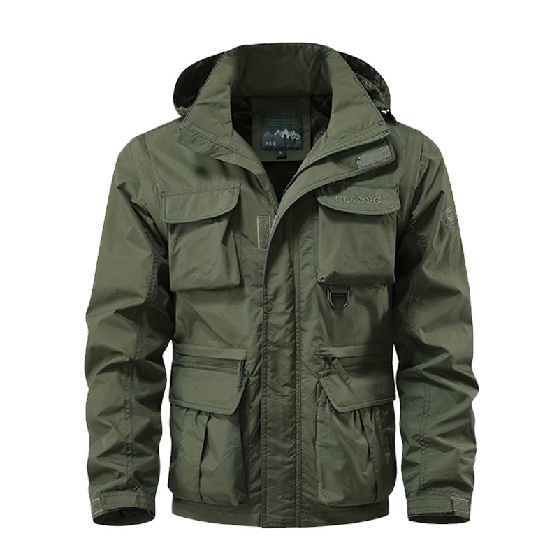 Manga destacável à prova de ve - Safari Outdoor Hunting Jackets avaliação e preço
